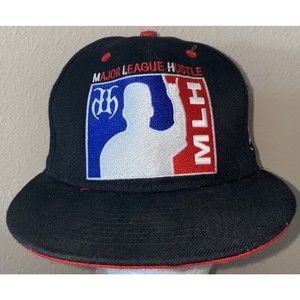 Hustle Harder Black Adjustable Baseball Cap Snapback